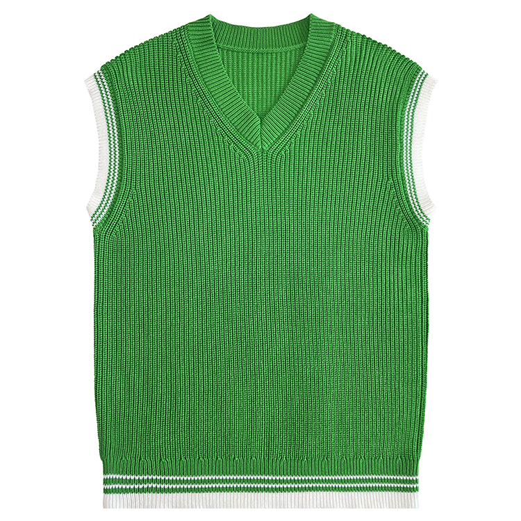 mens v neck solid knit sweater