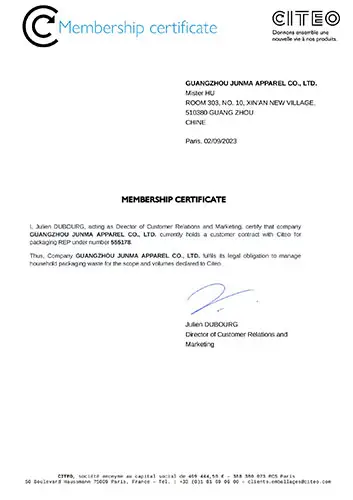 CITEO Certified Sweater Factory: Sustainable Compliance