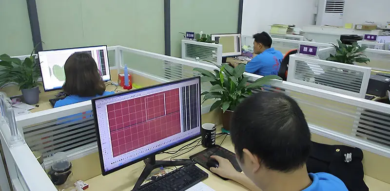 Professional knitwear design & machine programming at sweater factory